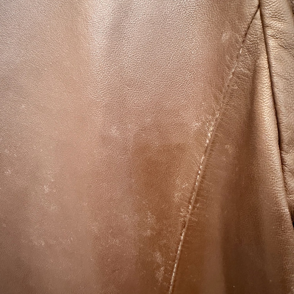 Pendleton Brown Leather Blazer Jacket - image 7